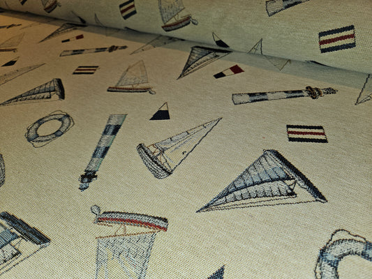 Segelbåtar gobeläng