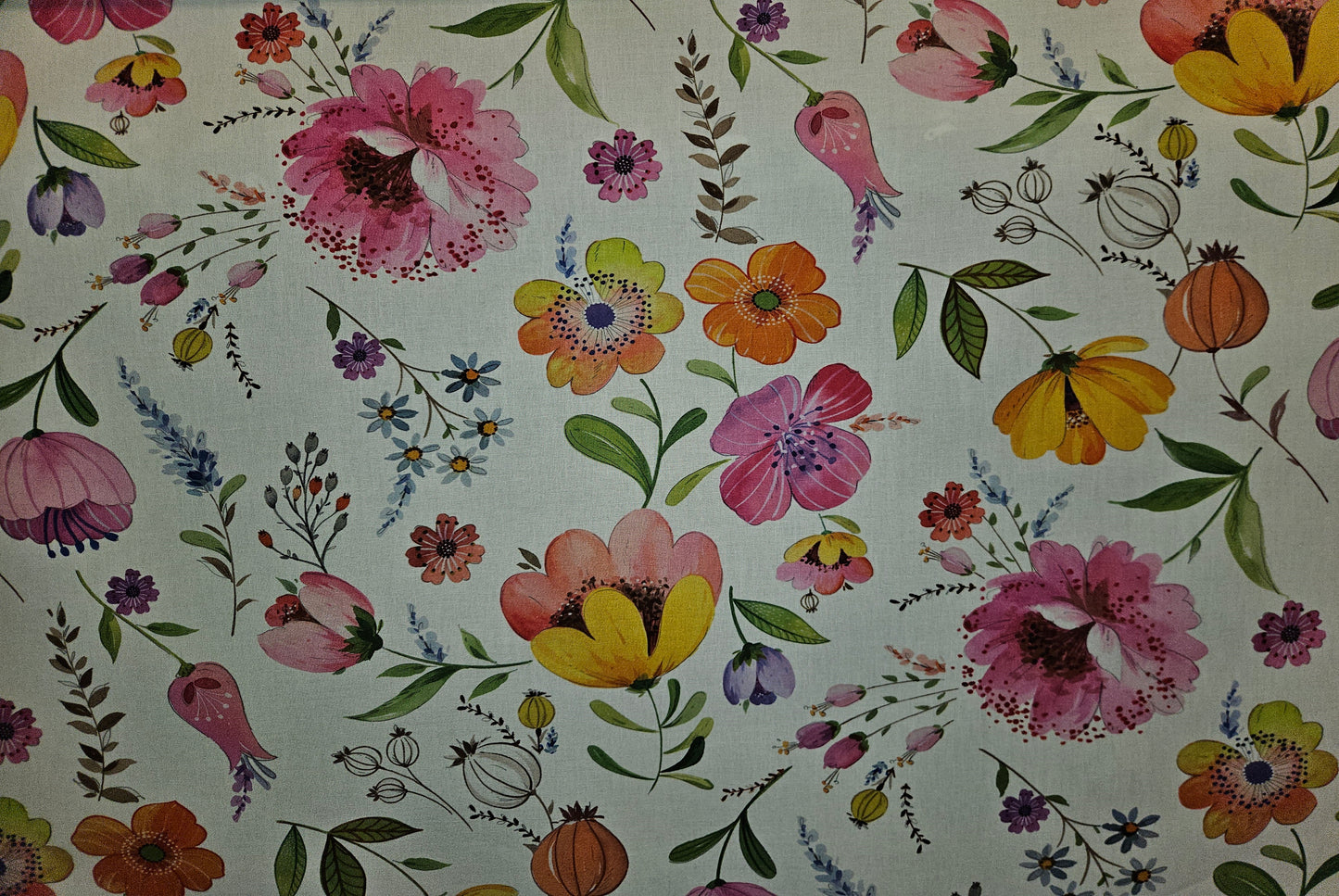 Sommarblommor blad ctc-duk