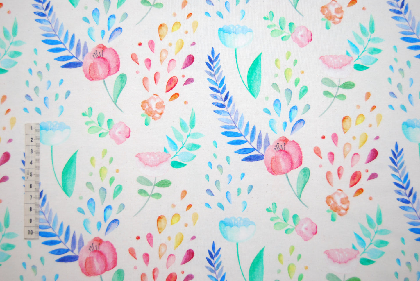 Summer flowers digitalt tryck