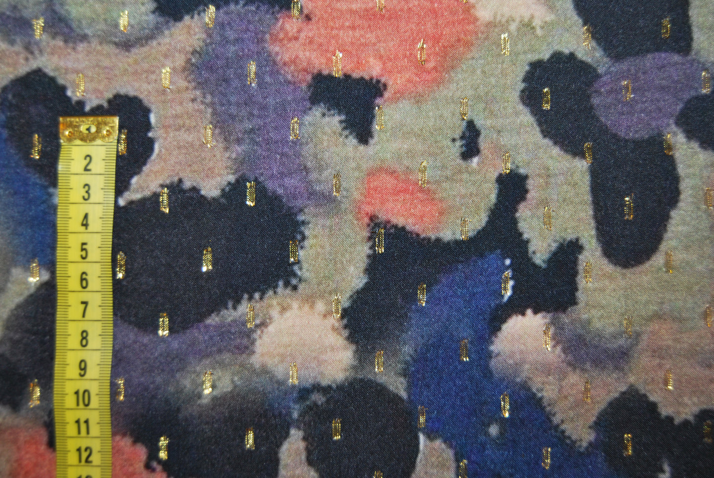 Abstract jungle lurex viskos