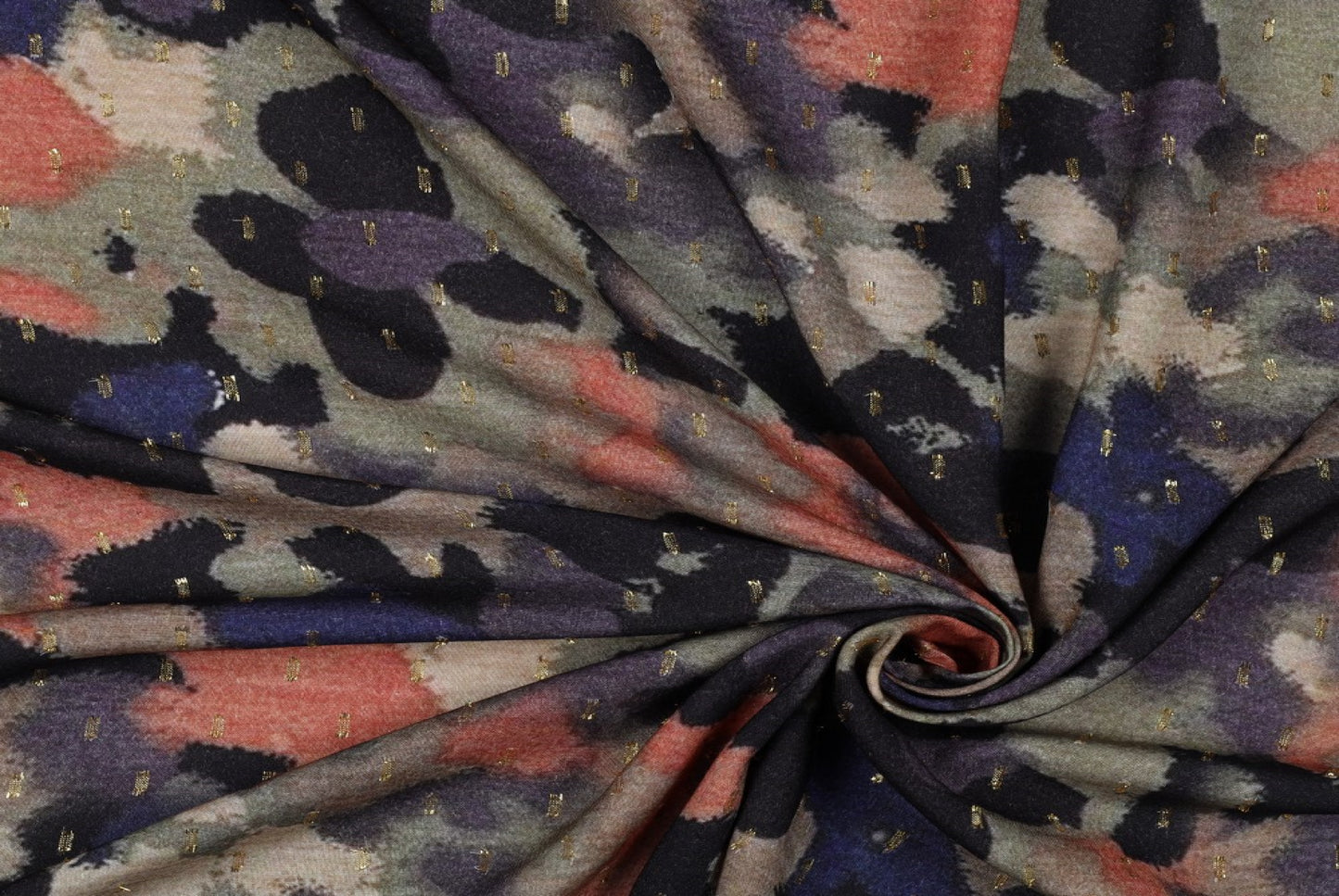 Abstract jungle lurex viskos