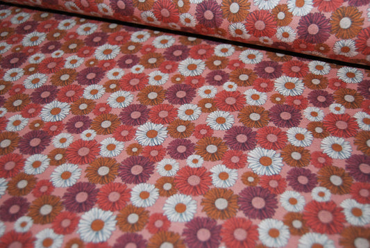 Retro flowers trikå (fler varianter)