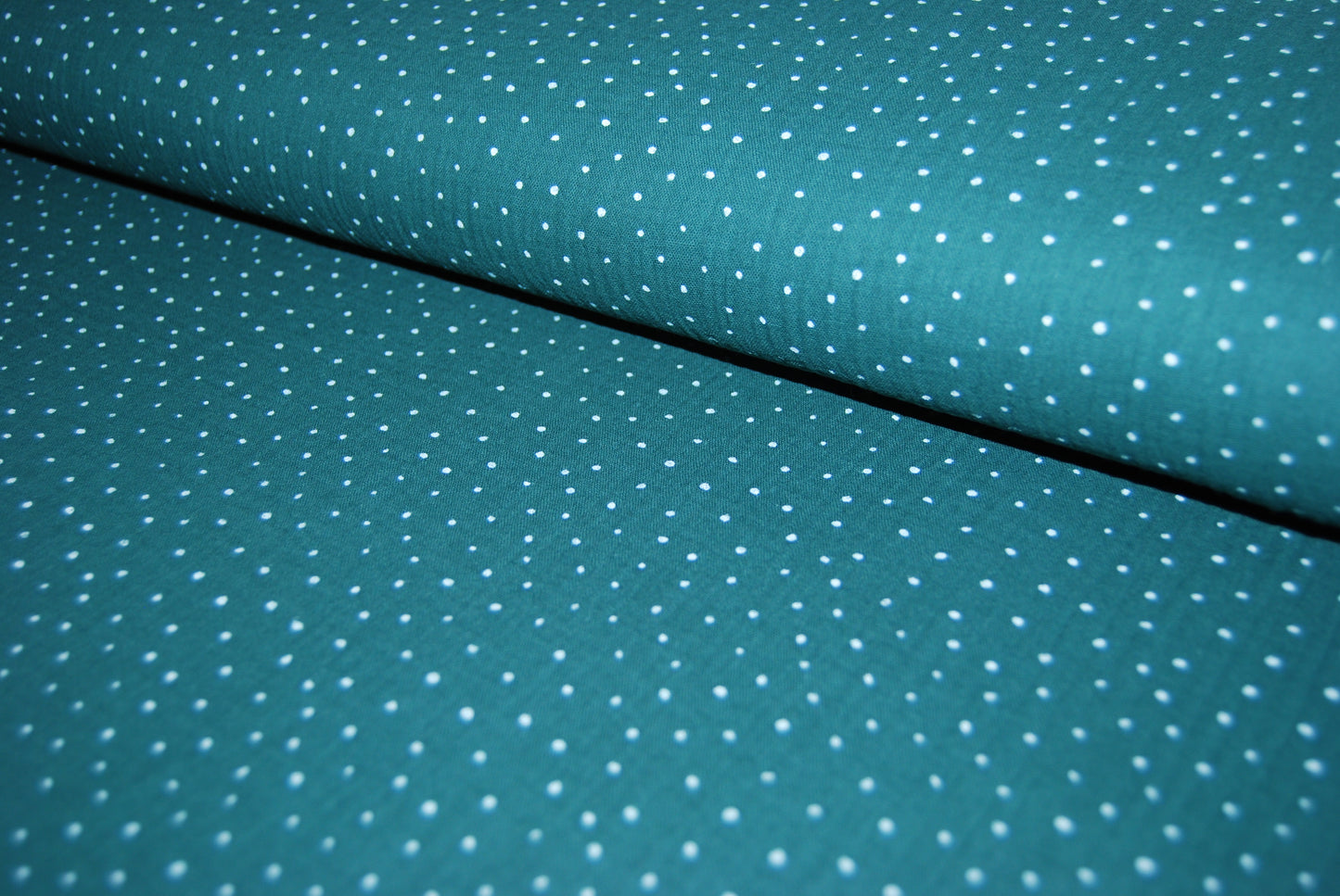Dubbelmuslin Little dots (fler färger)