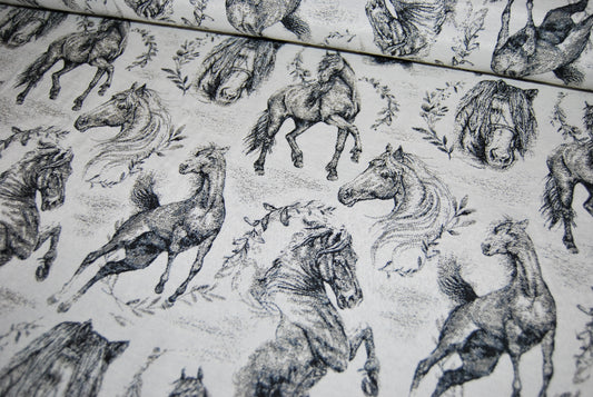 Hästar jacquard