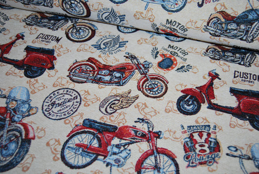 Motorcyklar gobeläng