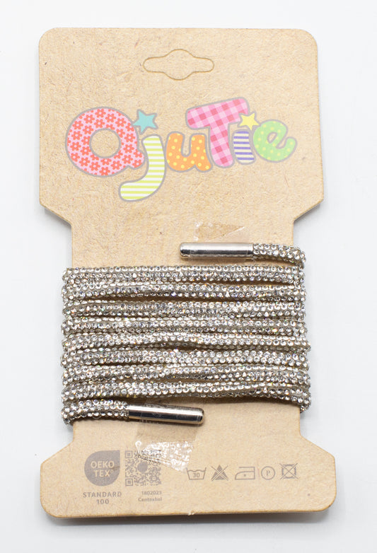 Strass-snodd med dragsko 1,2 meter