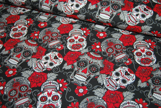 Candy skulls trikå (fler färger)
