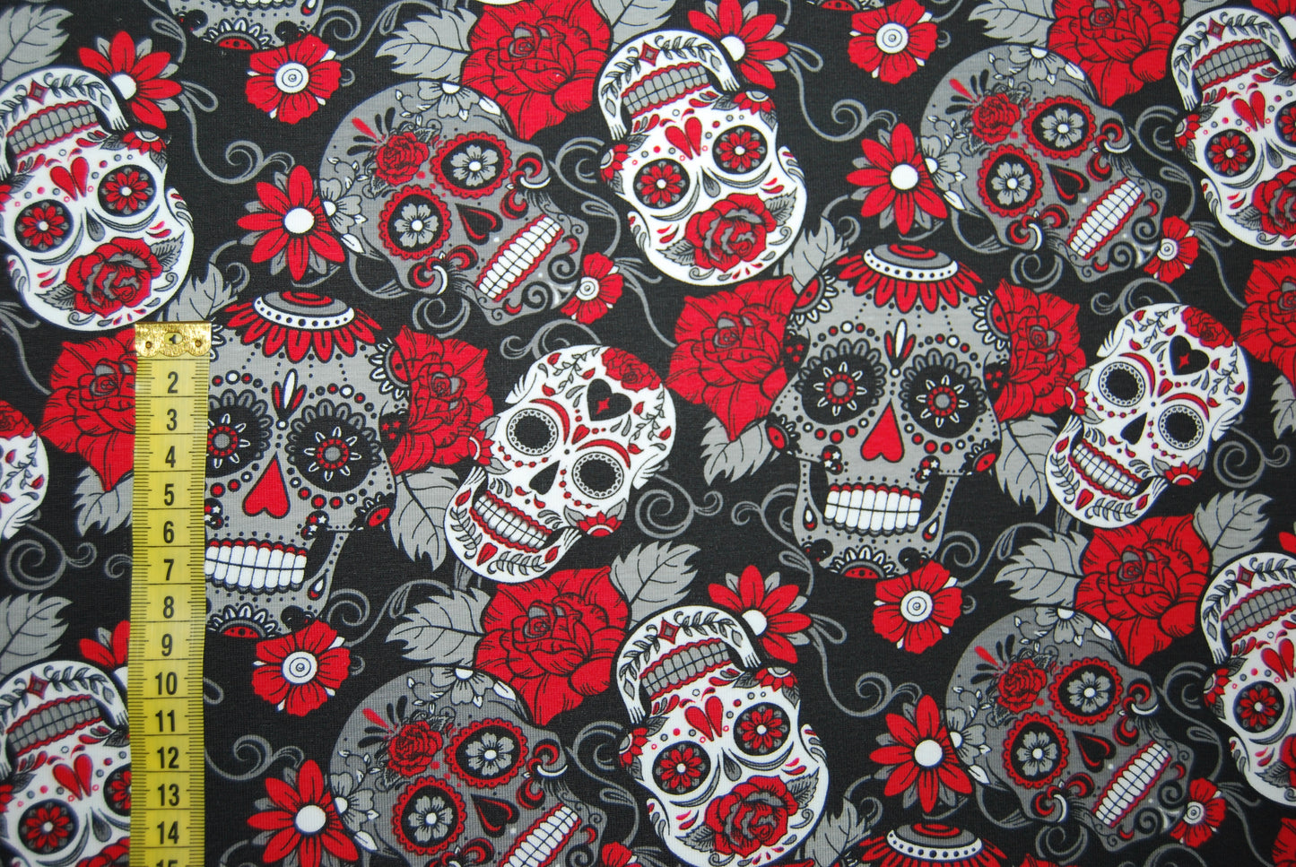 Candy skulls trikå (fler färger)