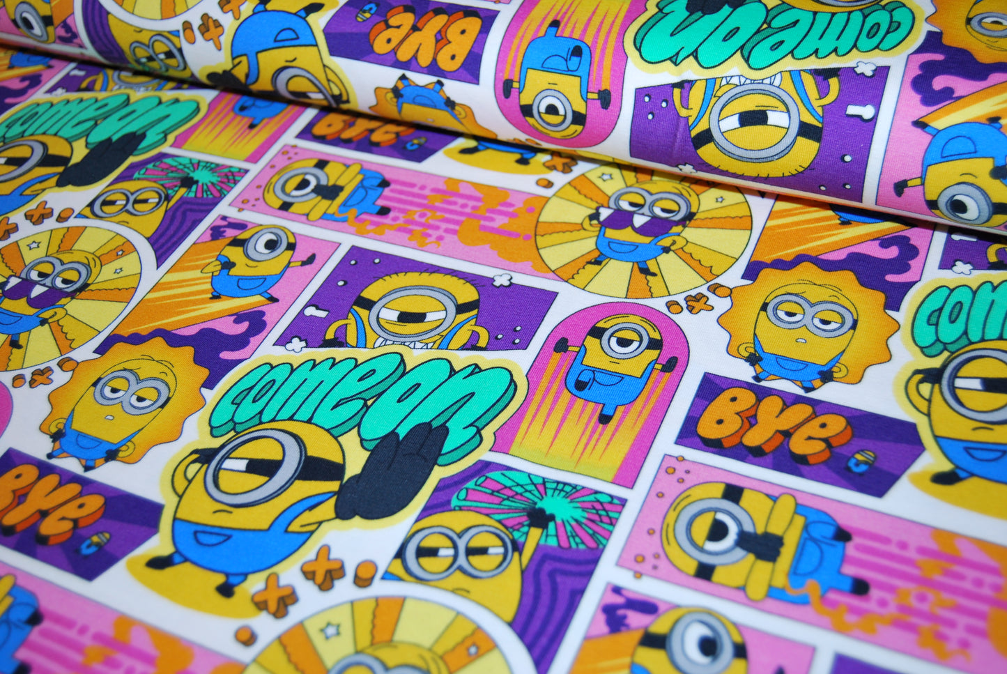 Minions digitalt tryck (fler färger)