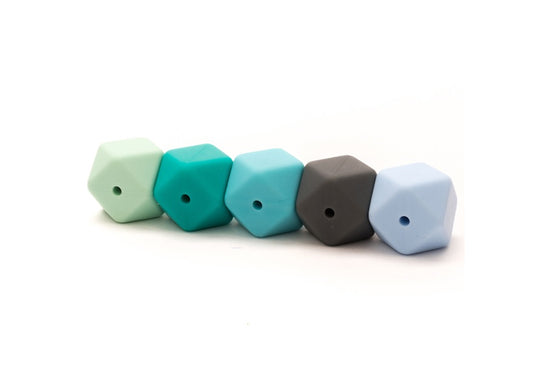 Silkonpärlor 5-pack (fler färger)