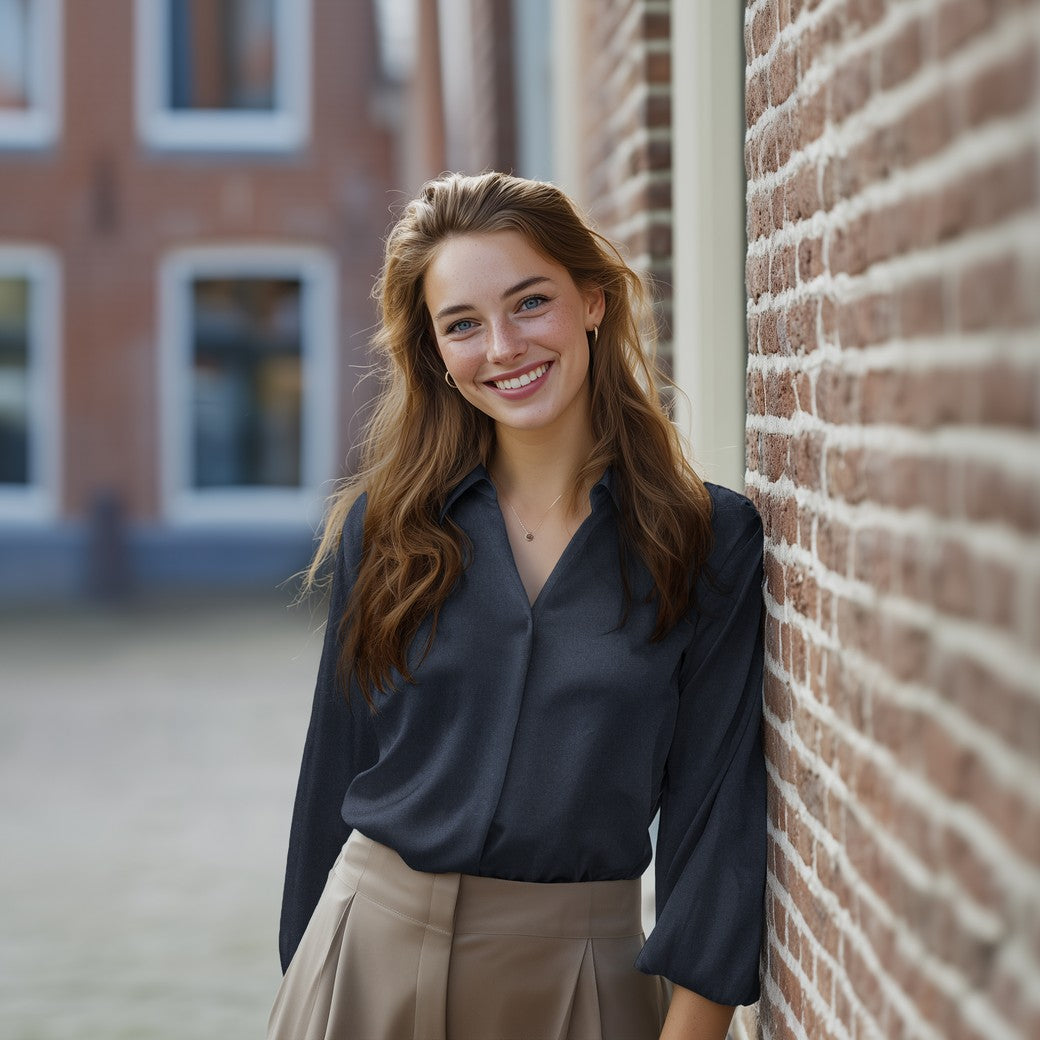 Stretchig viskosgabardin (fler färger)