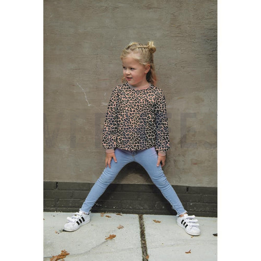 Leopard jogging