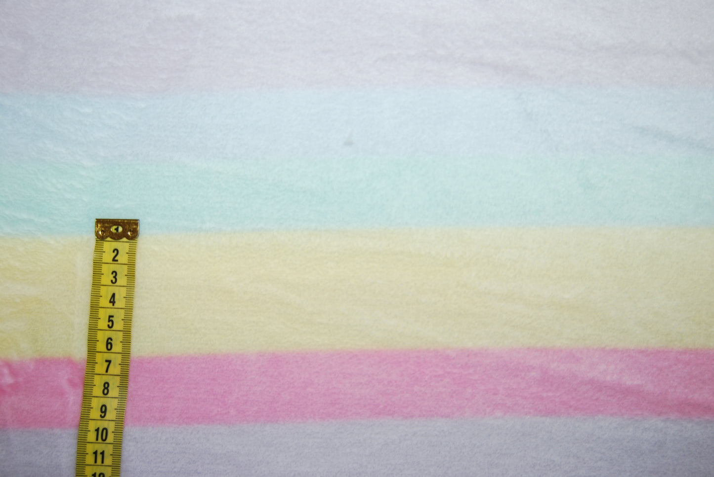 Rainbow stripes korallfleece