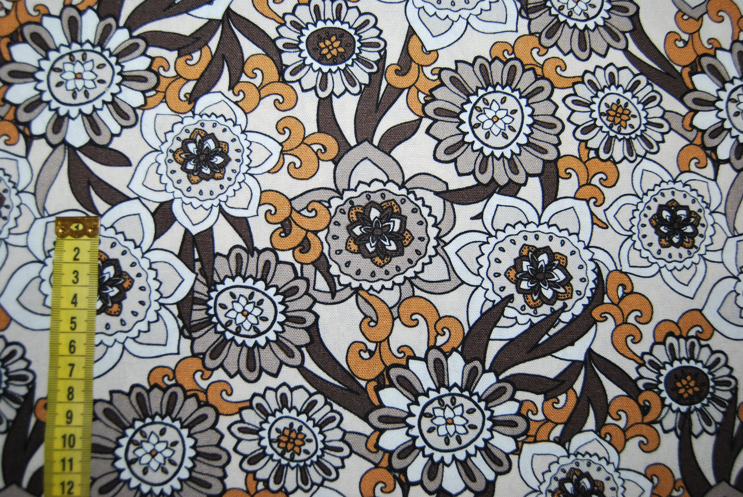 Seventies flowers linneviskos (fler färger)