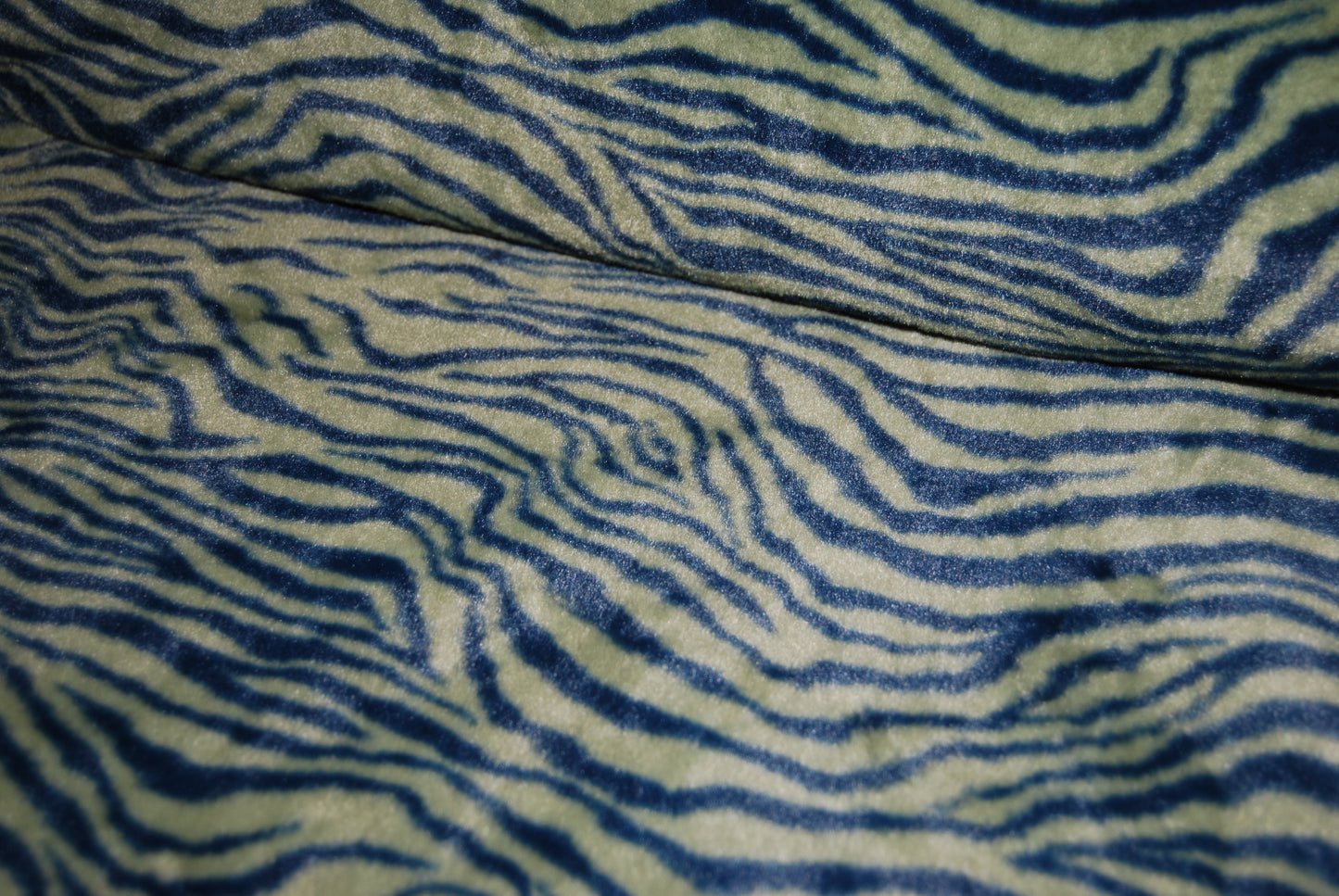 Tiger mjuk grön fuskpäls