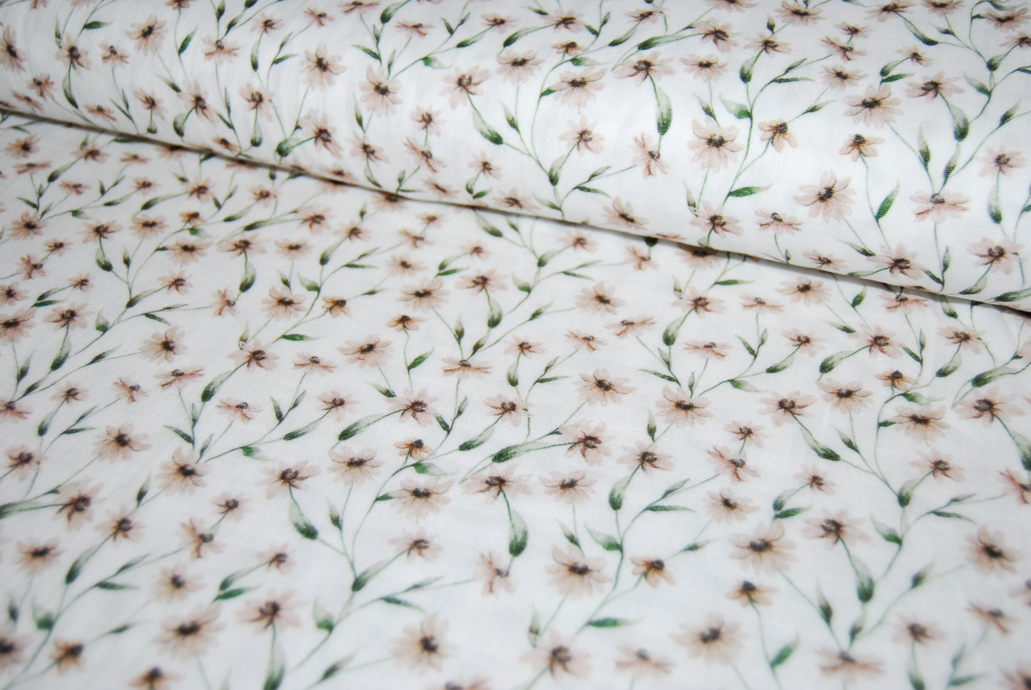 Dubbelmuslin Climbing flowers ekologisk bomull