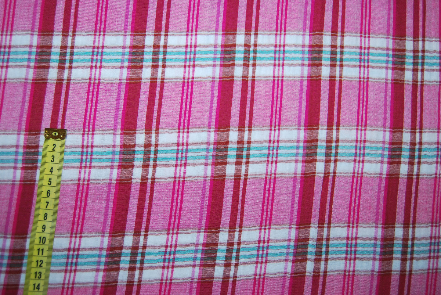 Dubbelmuslin rutig (fler färger)