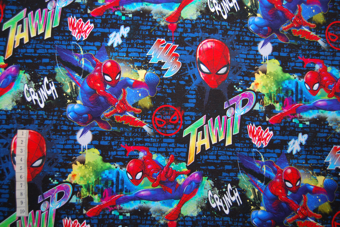 Spider-man Graffiti digitalt tryck