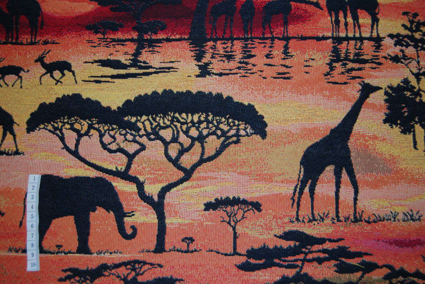 African sunset gobeläng
