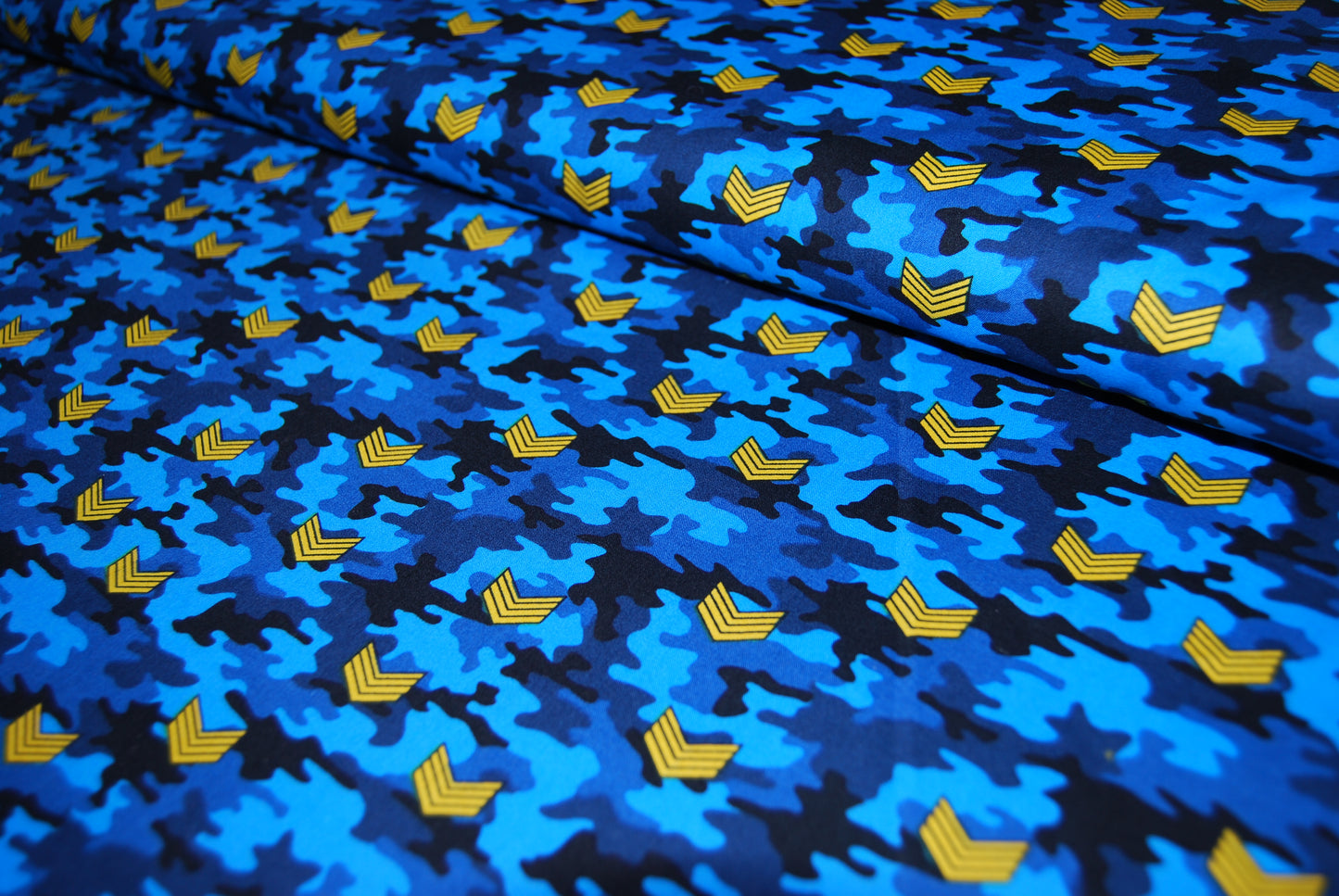 Camouflage Army revär bomull