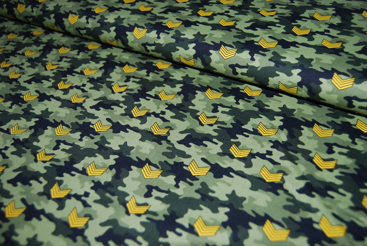 Camouflage Army revär bomull