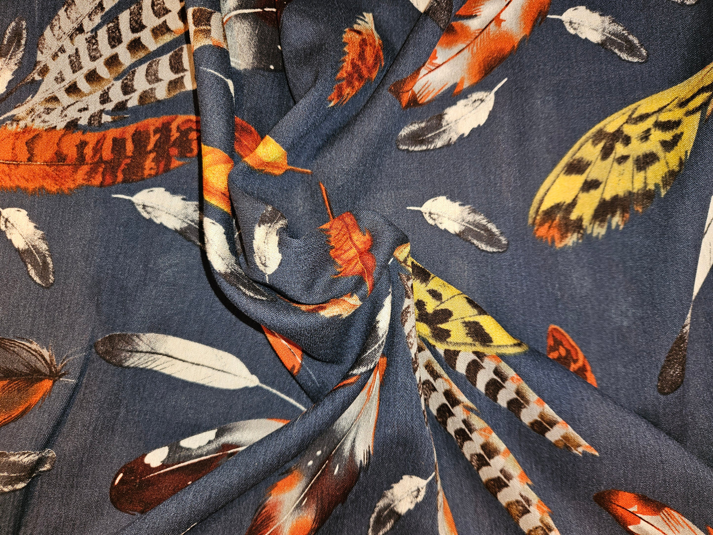 Fjädrar crincle viskos