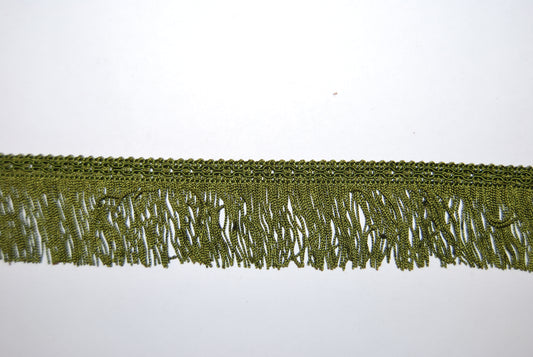 Fransband grön (fler längder) säljes per meter