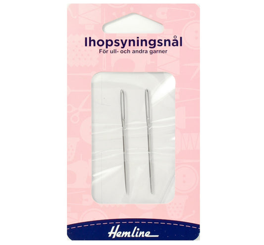 Ihopsyningsnålar 2-pack