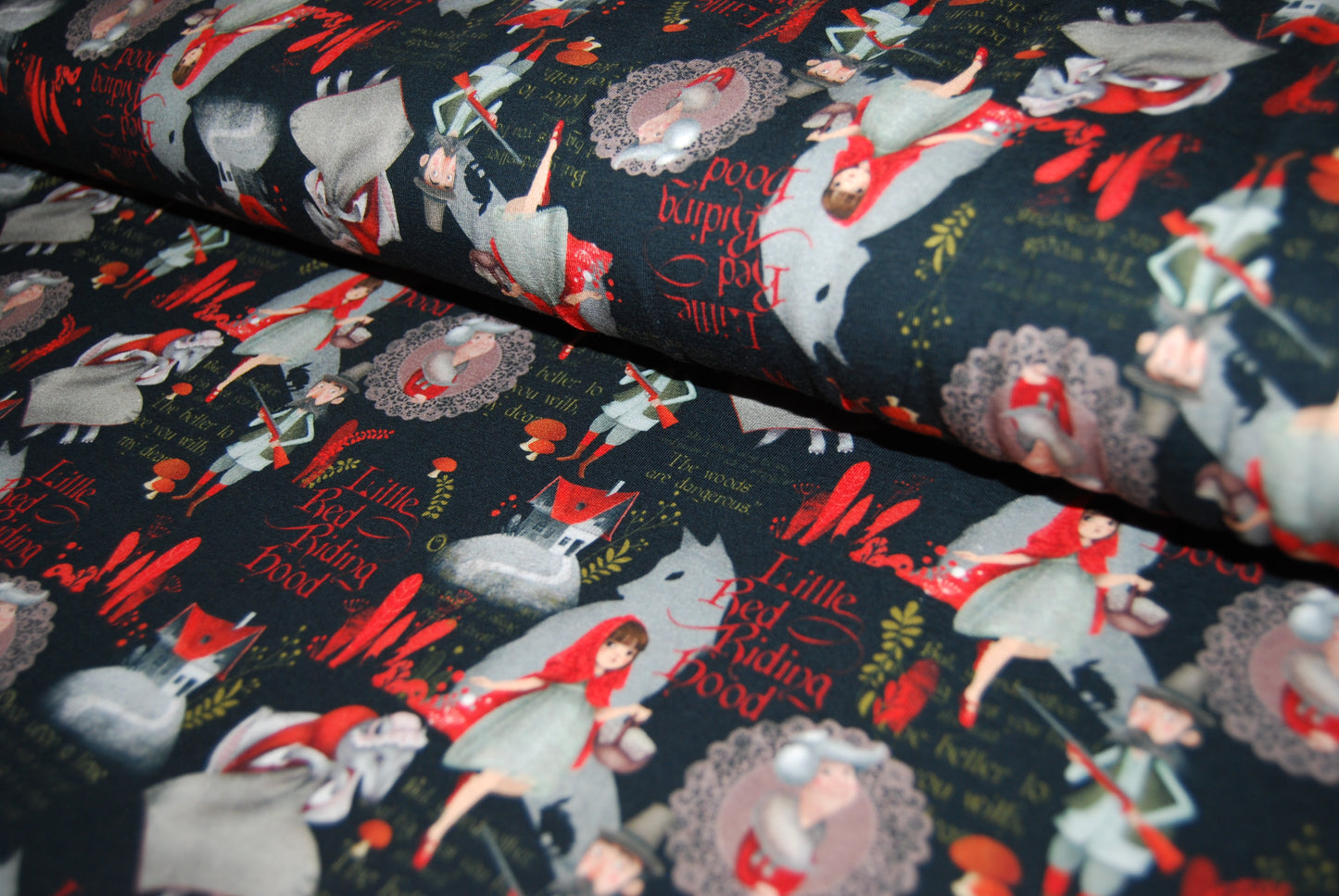 Little Red Riding Hood digitalt tryck (fler färger)