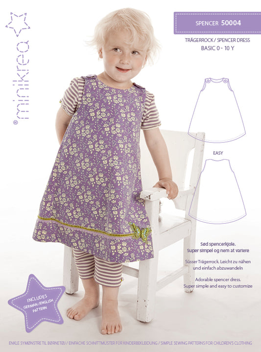 MiniKrea 50004 Spencer klänning 0-10 år