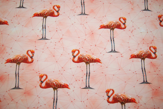 Pink flamingos digitalt tryck