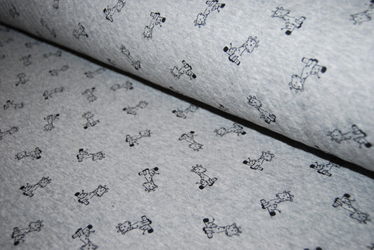 Quiltad trikå Giraffes