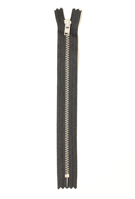 Dragkedja Byxlås 20 cm metall Silver (fler färger)